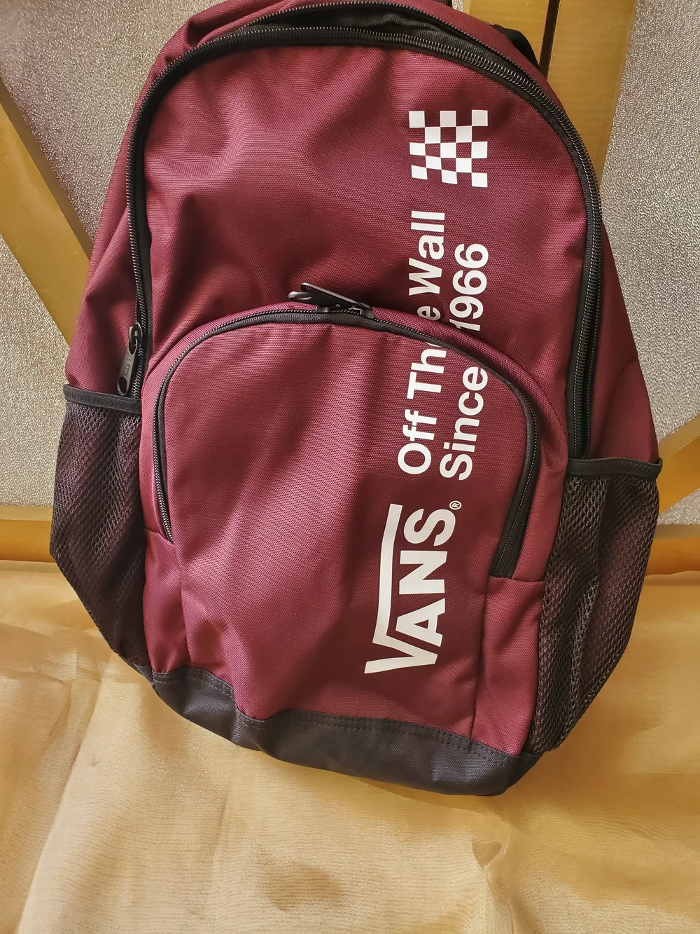 Vans maroon backpack